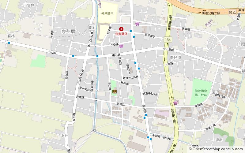 shen gang cai shi chang taizhong location map