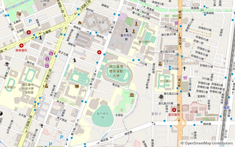 Taiwan Provincial Stadium location map