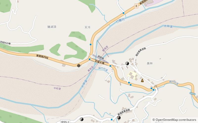 Fuxing Suspension Bridge location map