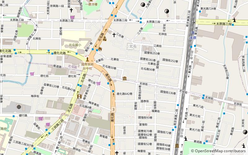 Taichung Military Kindred Village Museum location map