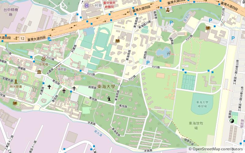 Tunghai-Universität location map