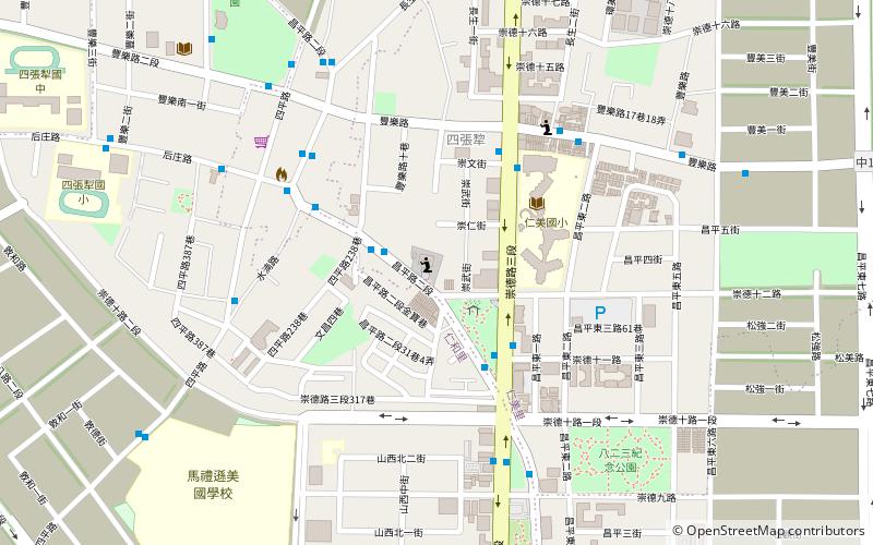 Beitun Wenchang Temple location map