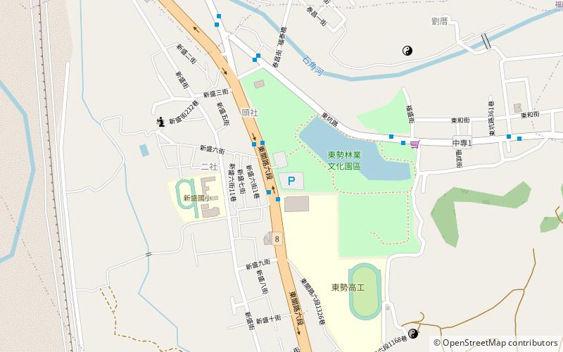 Dongshi Forestry Culture Park location map