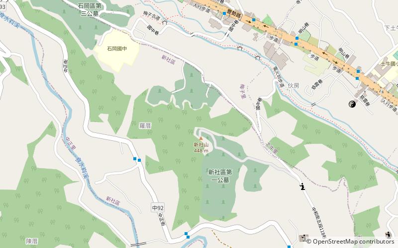 xinshe district taichung location map