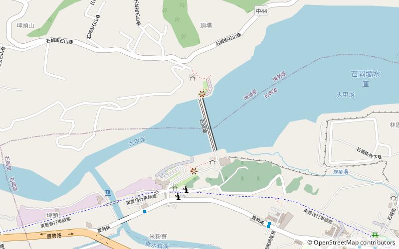 Shihgang Dam location map