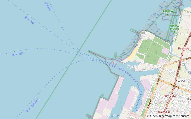 Port of Taichung location map