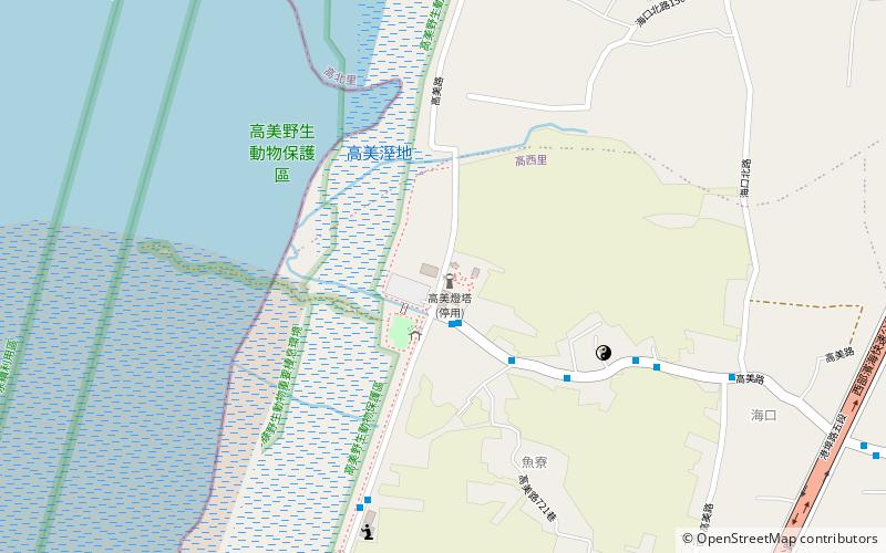 Gaomei Lighthouse location map