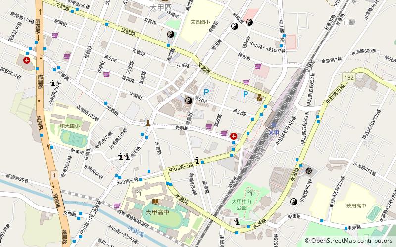 Dajia Jenn Lann Temple location map