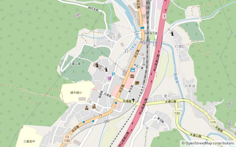 Huoyan Mountain Ecology Museum location map