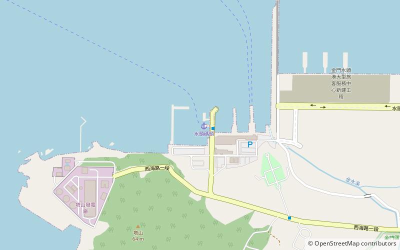 Shuitou Pier location map