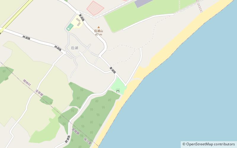 Houhu Seashore Park location map