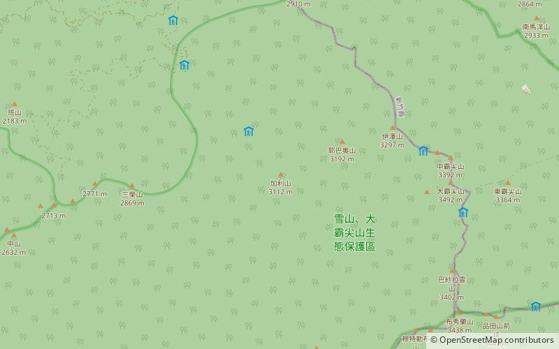 jia li shan shei pa national park location map