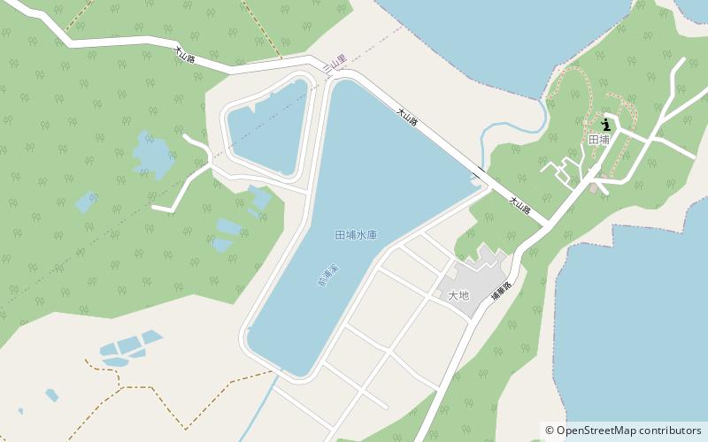 Tianpu Reservoir location map
