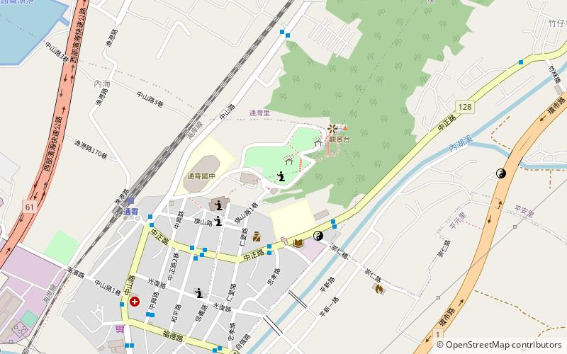Tongxiao Shrine location map