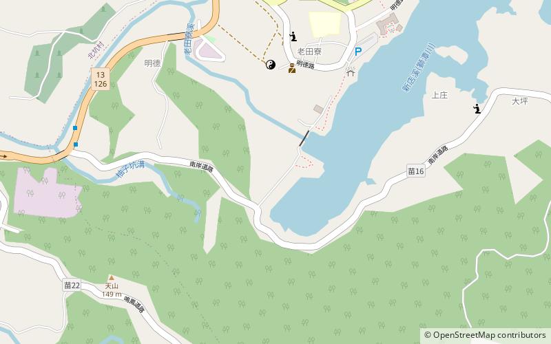 Mingte Dam location map