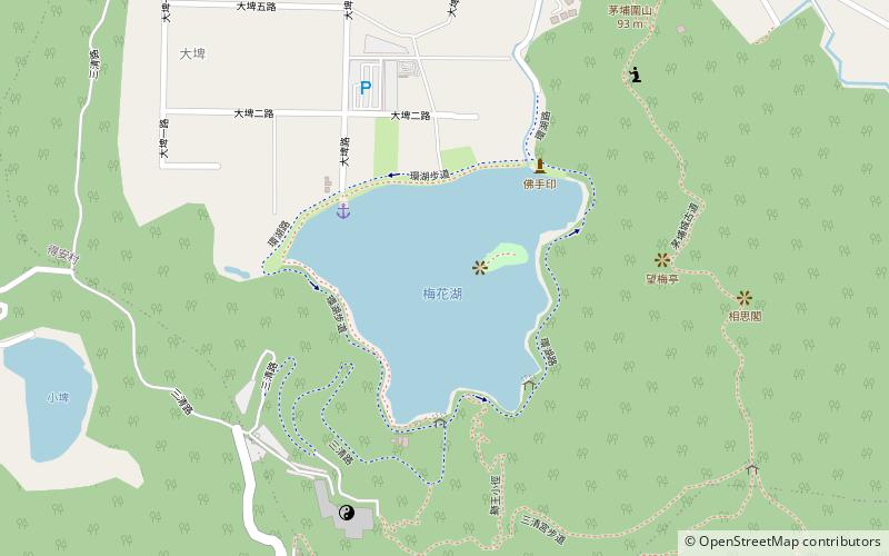 Meihua Lake location map