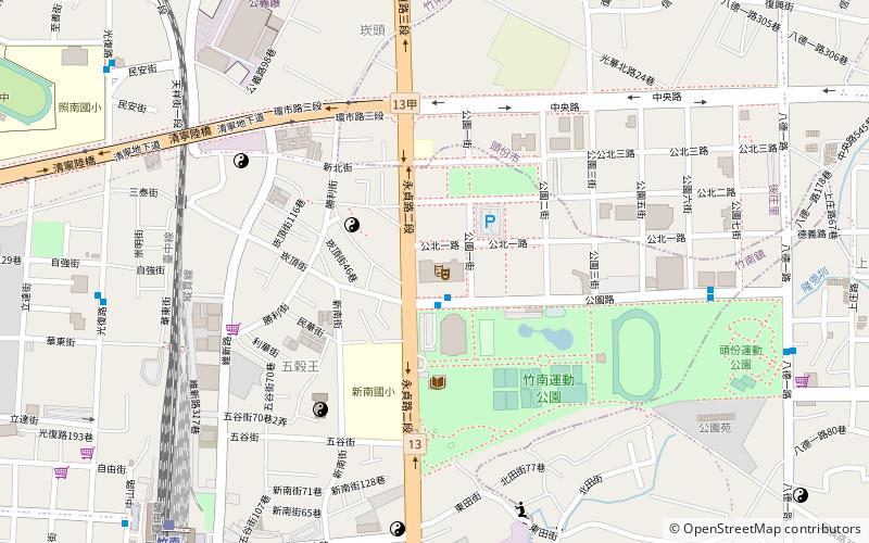 miao bei yi wen zhong xin zhunan location map