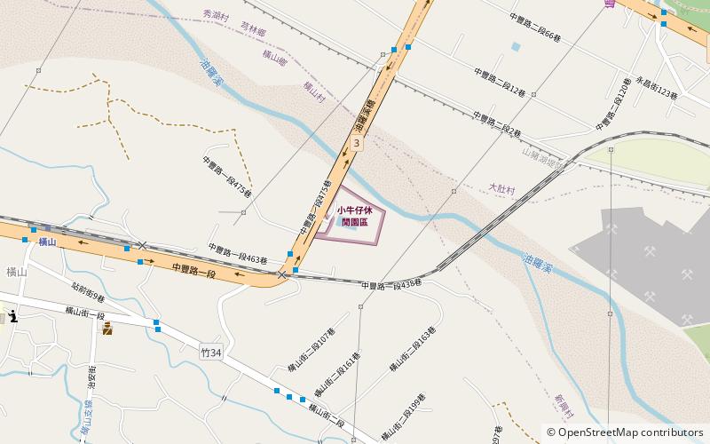 xiao niu zi xiu xian yuan qu zhudong location map