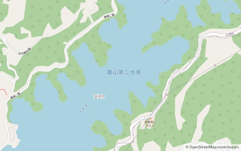 Baoshan Second Dam location map