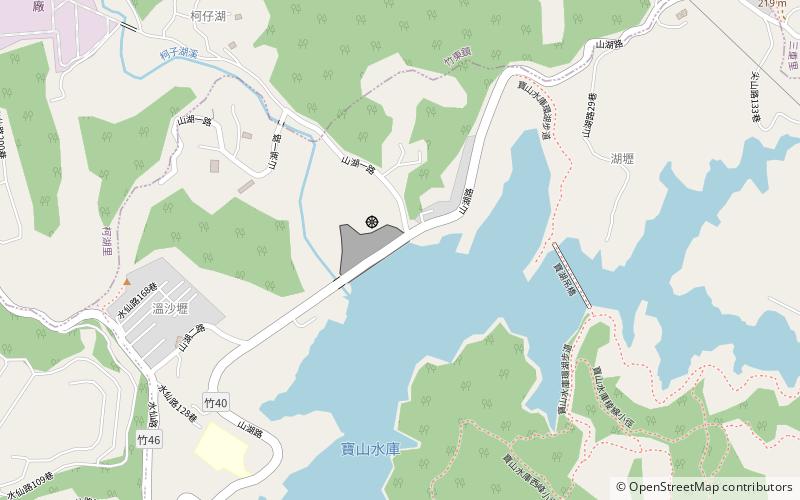 Baoshan Dam location map