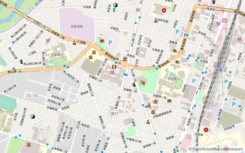 Former Yilan Prison location map
