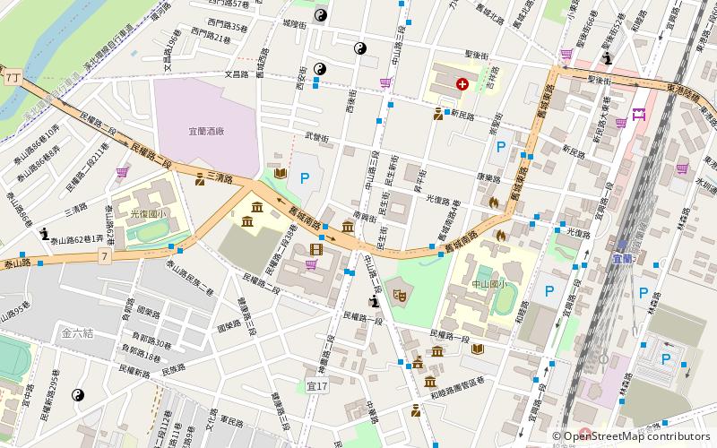 Yilan Museum of Art location map