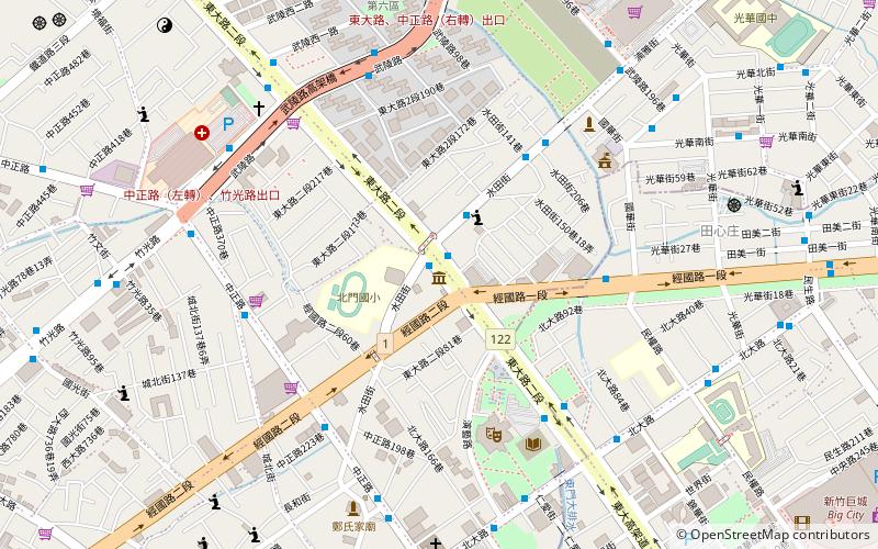 Hsinchu Museum of Military Dependents Village location map