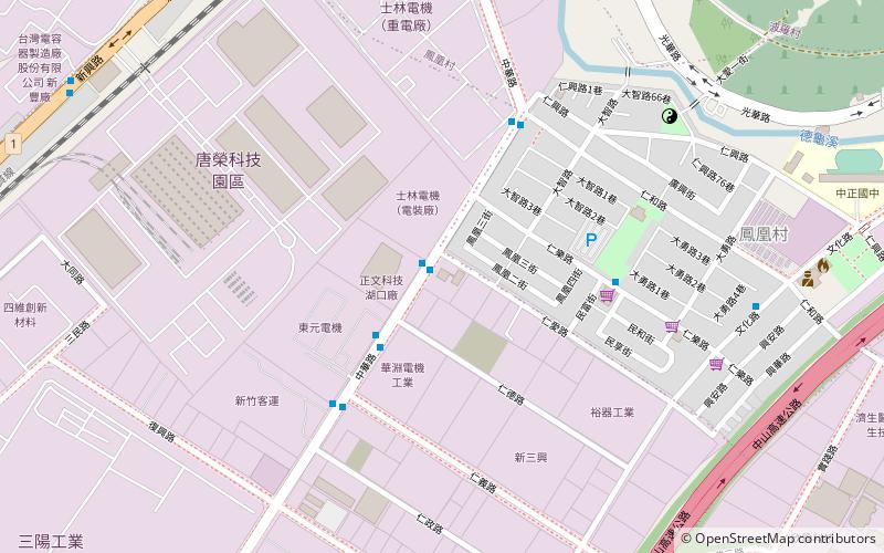 Hsinchu Industrial Park location map