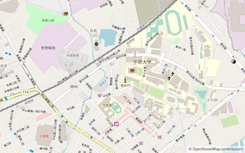 Chung Yuan Christian University location map