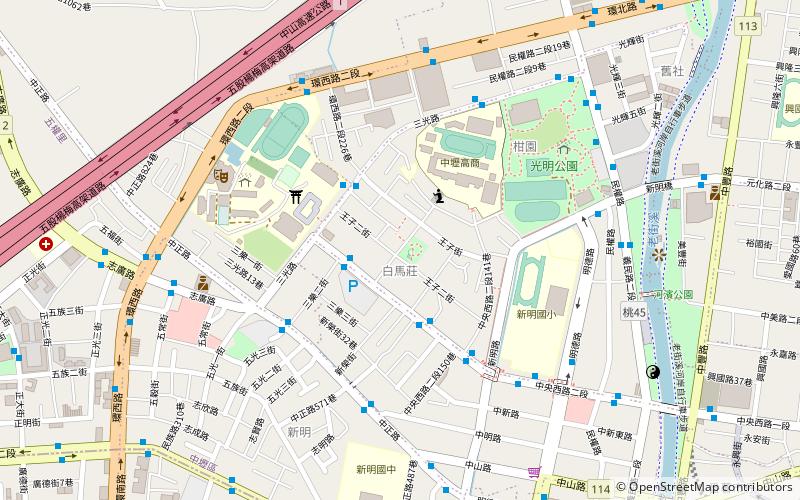 bai ma gong yuan taoyuan district location map