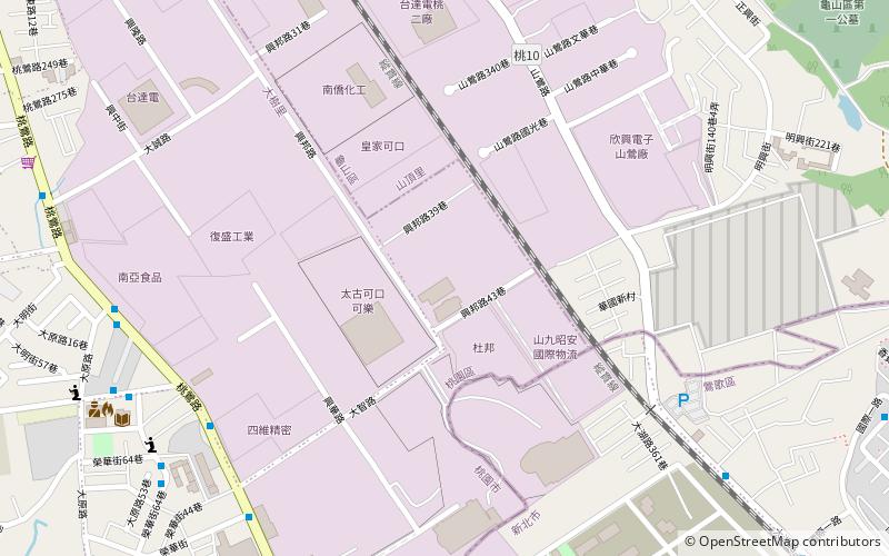 muzeum coca coli taoyuan location map