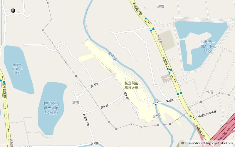 vanung university district de taoyuan location map