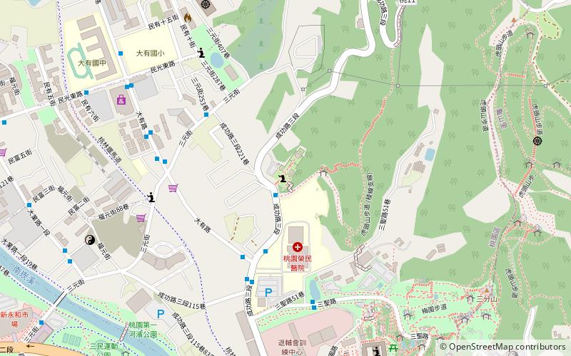 Taoyuan Martyrs' Shrine location map