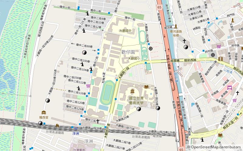 National Taiwan University of Arts location map