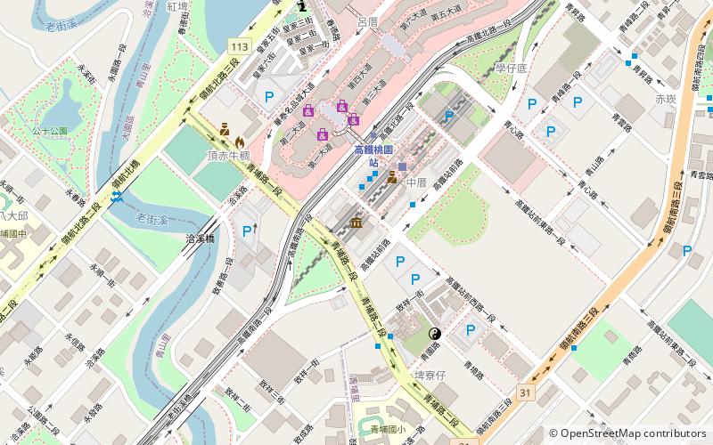 taiwan high speed rail museum taoyuan location map