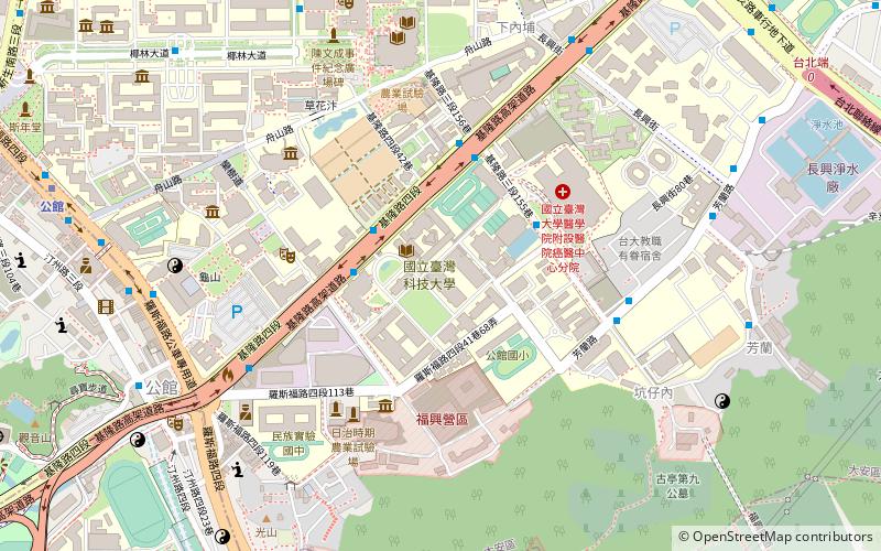 Université nationale des sciences et des technologies de Taiwan location map