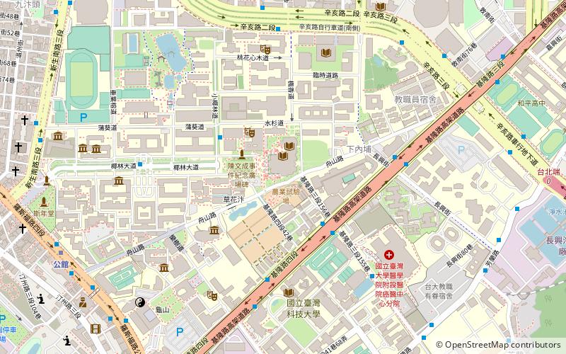 Université nationale de Taïwan location map