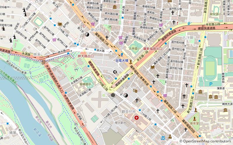 Taipei Cultural Mosque location map