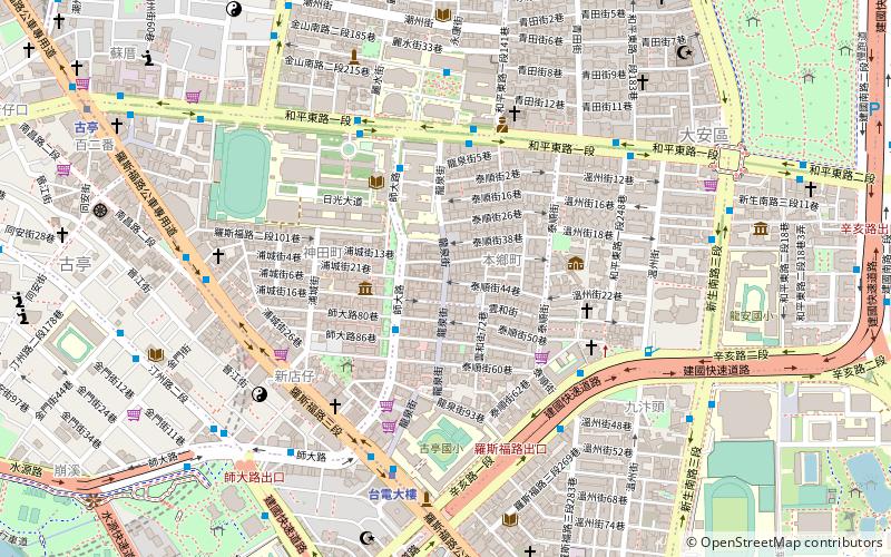 Shida Night Market location map