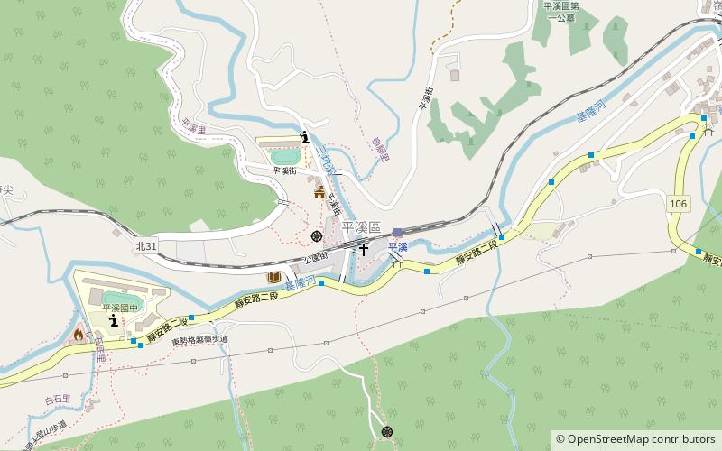 Pingxi location map