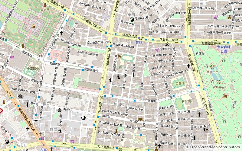Taipei Taiwan Temple location map