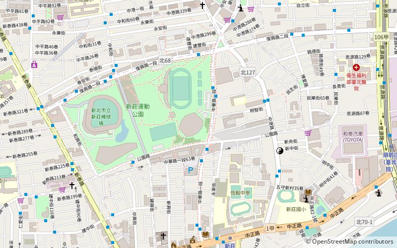 Xinzhuang Gymnasium location map