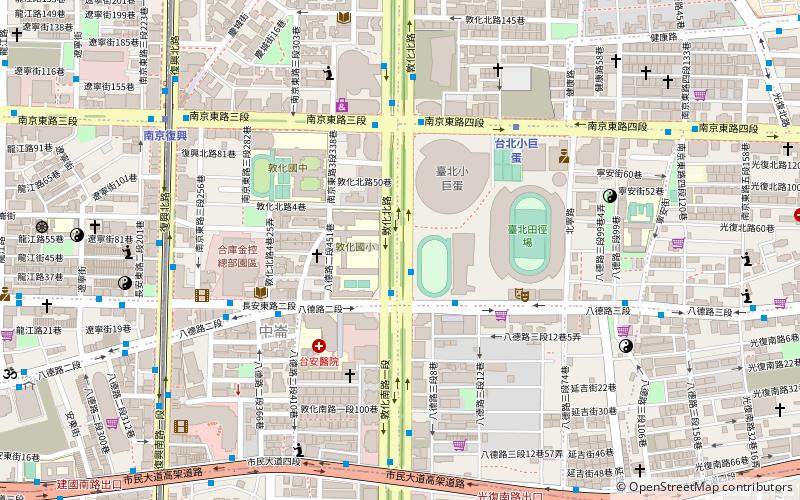 Taipei Municipal Stadium location map