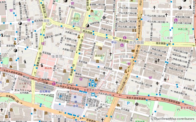 Musée d'Art contemporain de Taipei location map