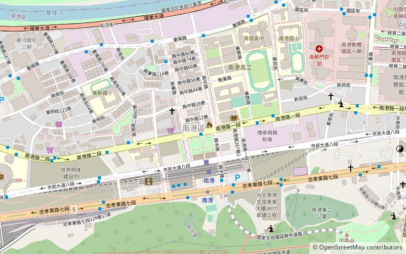 Nangang location map
