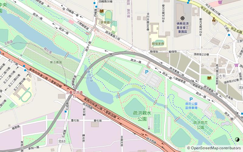 shu hong qin shui gong yuan new taipei city location map