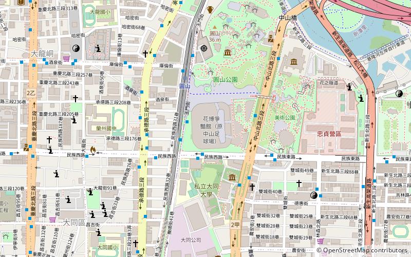 Zhongshan Soccer Stadium location map