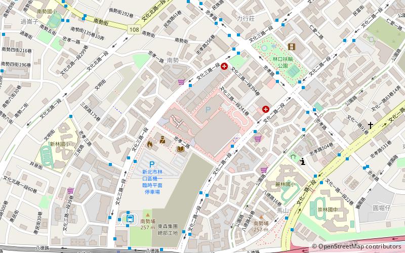 Mitsui Outlet Park Linkou location map