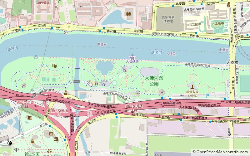 Dajia Riverside Park location map
