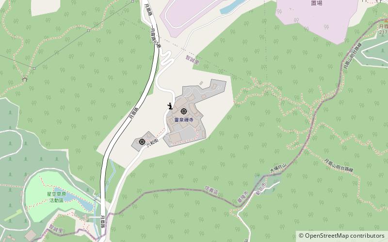 Ling quan chan si location map